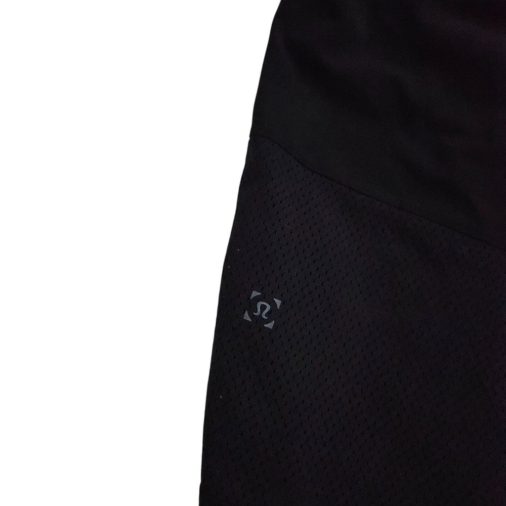 Lululemon (Men's Medium) T.H.E. Shorts Black Mesh Athletic Breathable Drawstring - Picture 4 of 7